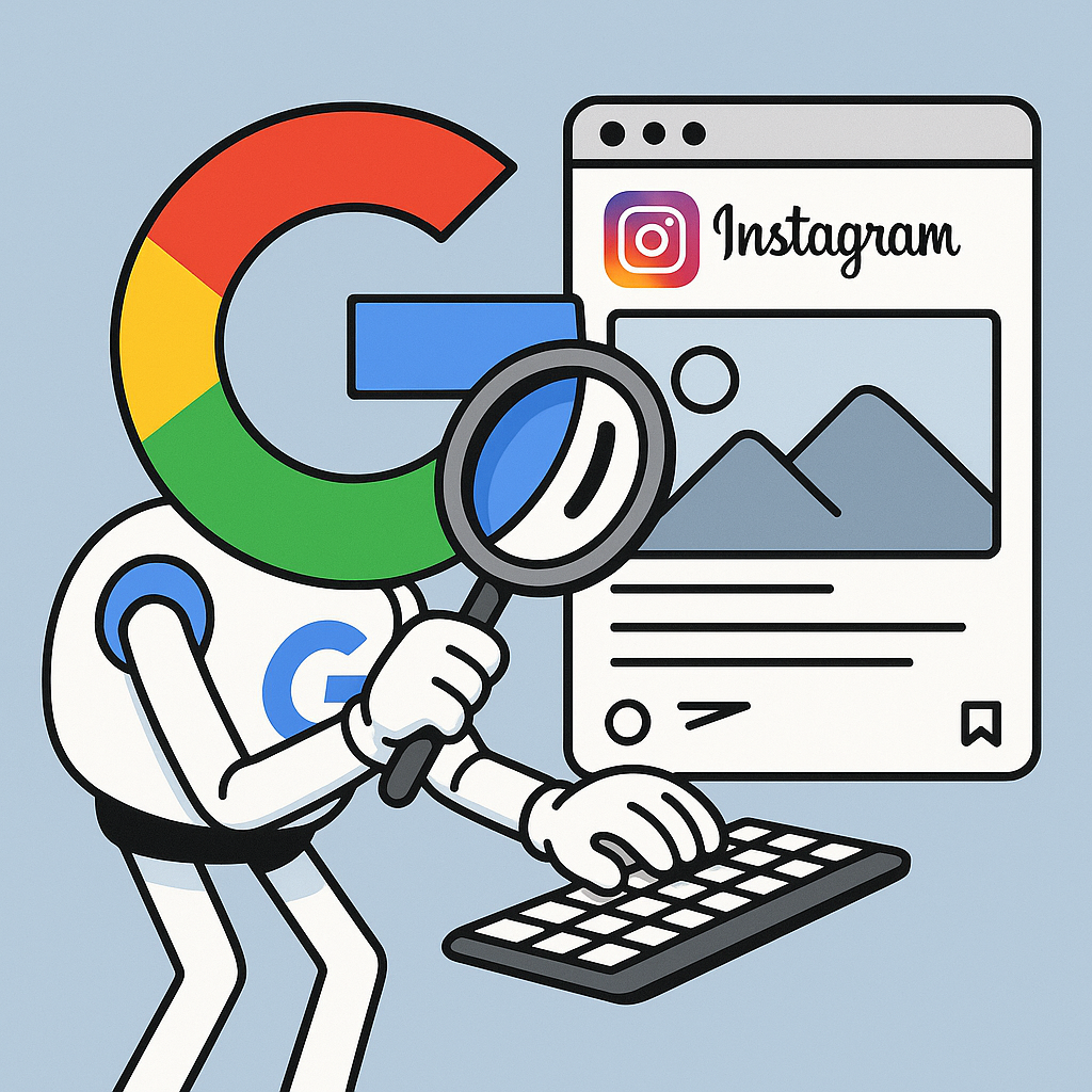 google e instamgram